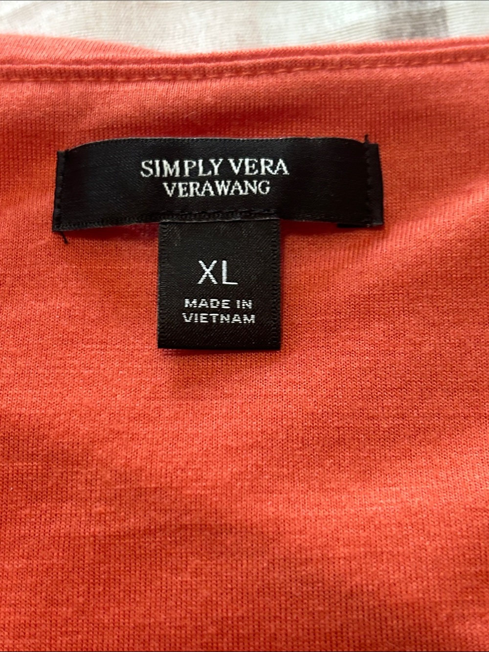 Simply Vera Vera Wang Coral Sleeveless V-Neck Midi  Dress - Picture 16 of 16